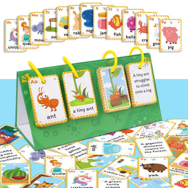 104 sanan lausetaulukko opetuskortit Englanti korttien oikeinkirjoituspeli Baby kirjeen kognitiivinen pariliitos