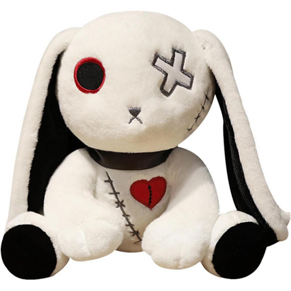 Goth Lop Eared Rabbit Plussjdyr Myke Komfortable Koselige Utstoppede Kanin Dyr Plussj Leke Slange Dukke Gave Til Barn