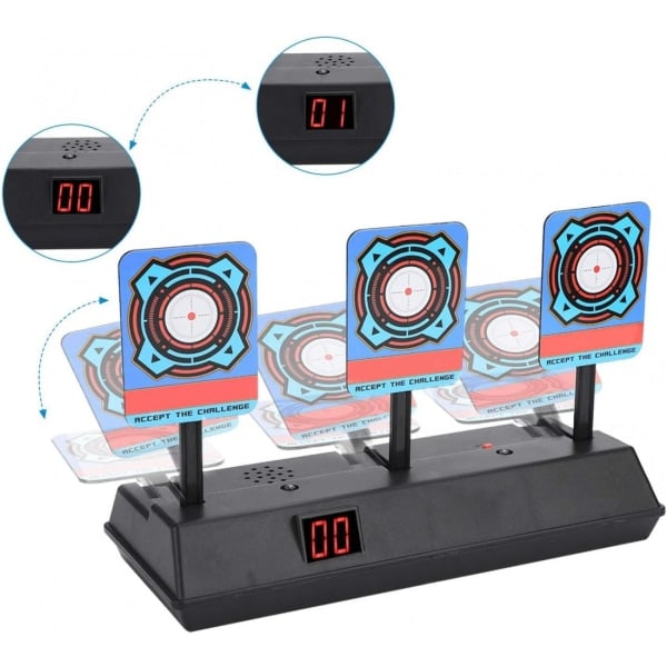 Skyd-til-mål Spil - Elektroniske skydeskiver/mål - sigt sort