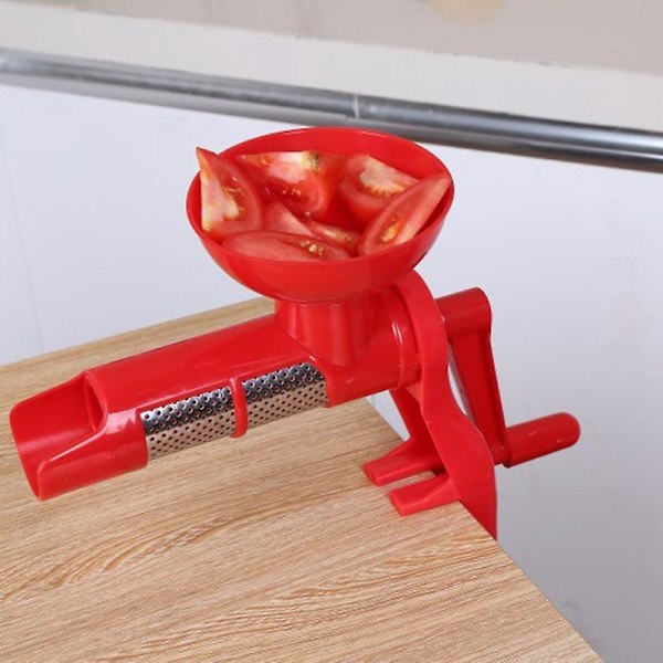 Tomatsovs Juicer Plastik Hånd Manuel til Tomater Juice Multifunktionelt Køkkentilbehør Gadget