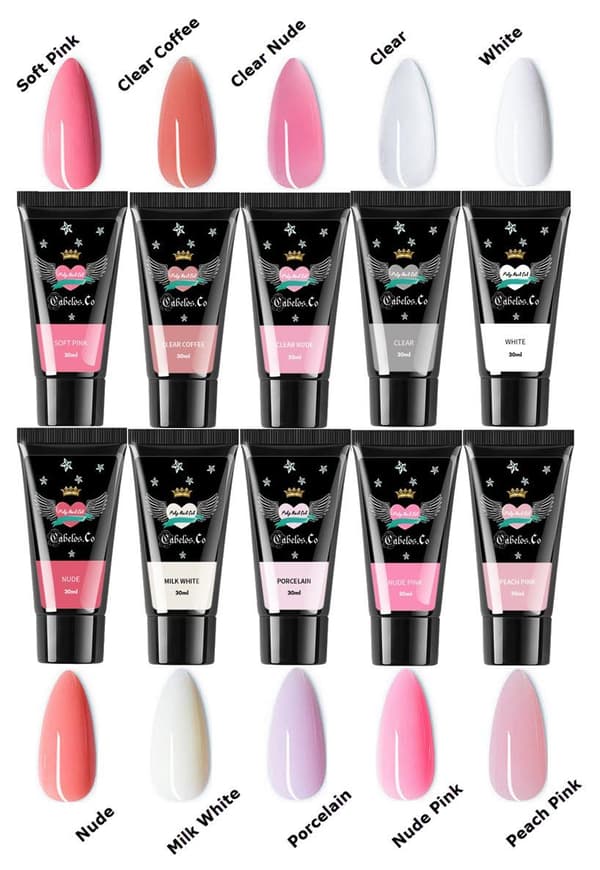 Polygel Negler 30g Klar 30 Clear
