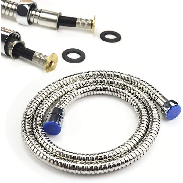 Håndholdt bidet-sprøjte, rustfrit stål børstet nikkel spray kit, badeværelse stofble rengøringsmiddel, bærbart rustfrit brusehoved Handheld spray gun + metal tube