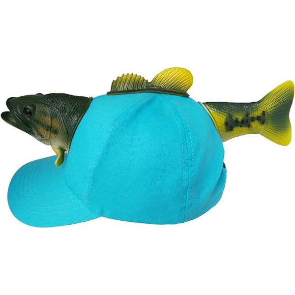 Djurhatt förälder-barn outfit fest färgglad djurhatt mode personlighet kamouflage basebollkeps barnhatt fish M