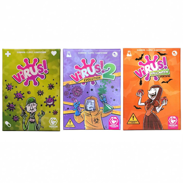 Viral Evolution Den ultimative smitsomme kortspilsudvidelse, løs strategisk kaos og udvikle gameplayet med venner Virus 2 Extended Edition
