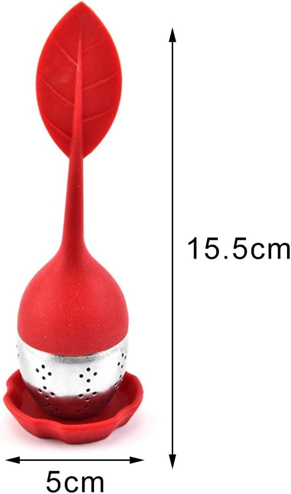 Teekopp-Teefilter, Livsmedelsklassad Silikon Teefilter 4-pack