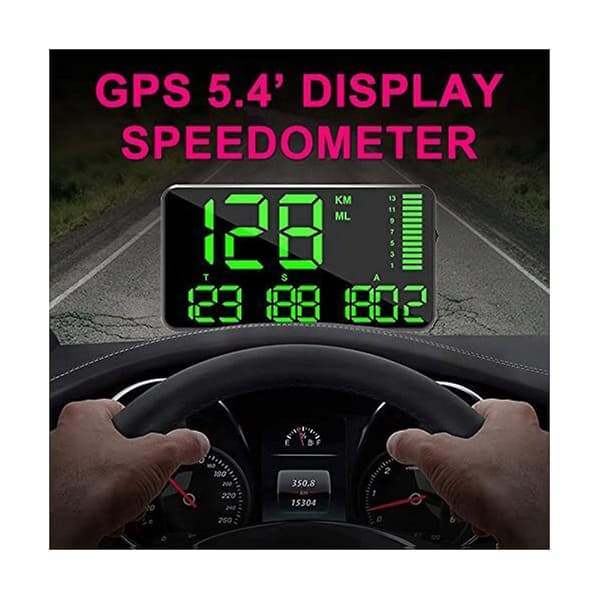 C90 Head-up Display Højdemåler GPS Hastighedsmåler Biltilbehør