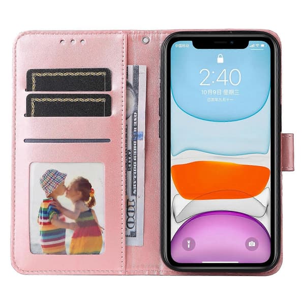 For iPhone 12 mini preget solsikke-skinnetui