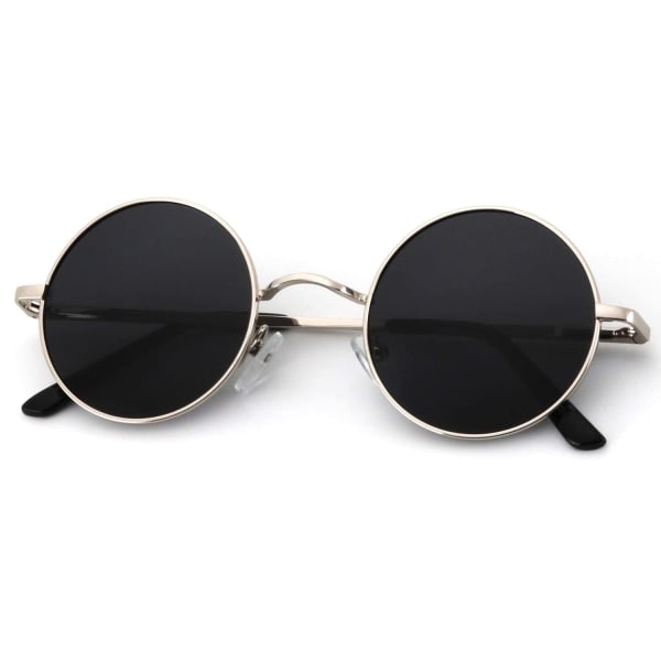 John Lennon Briller Herre Runde Solbriller Herre Polariseret Cirkel