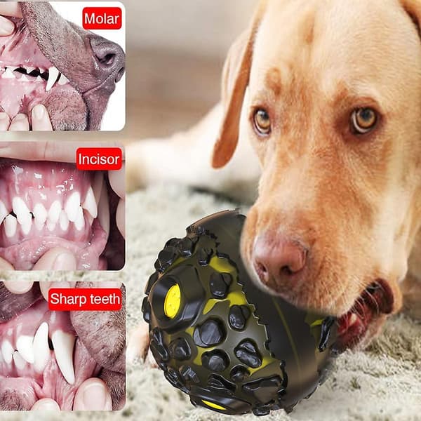 Hunde Legetøj Giggle Ballspecial Meteorite Formet Lydlegetøj Interaktive Bolde