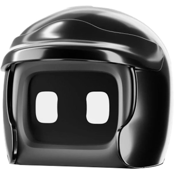 Robotbil Robotleksak Söt Hjälm Bil Leksak Skrivbordsdekoration black
