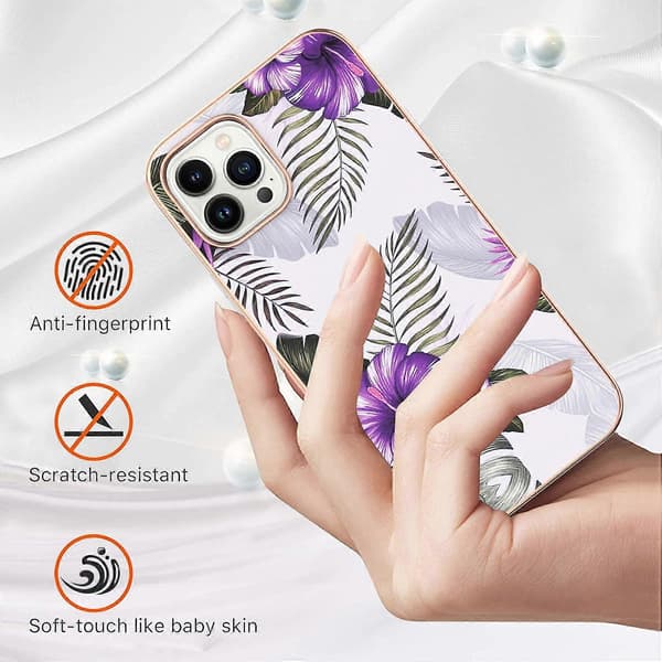 Elektroplettering TPU-deksel for iPhone 16 Pro