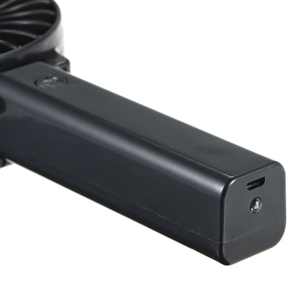 Bærbar USB-vifte med 1 batteri, oppladbar, ventilasjon