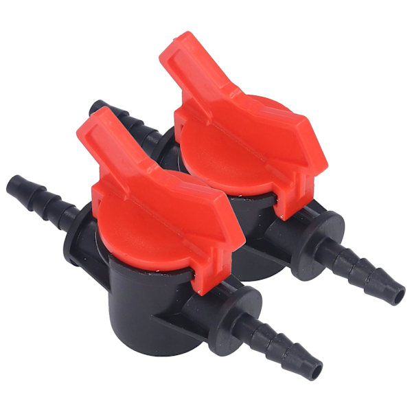 Flödesregulator Stoppventil 4mm Ytterdiameter Vätskekontroll 2ST ABS Plast Vattenpump