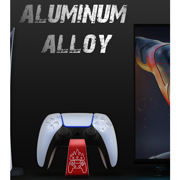 AMVR universel spilcontroller stand til PS3/PS4/ PS5/ xbox/ Beton/ NVIDIA Hardware display stand red