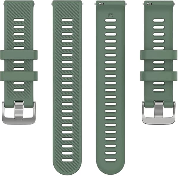 Silikon Twill Rem Erstatningsarmbånd For Garmin Forerunner 158/55