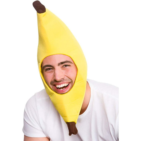 Wicked kostymer vuxen unisex rolig banan gul hatt nyhet