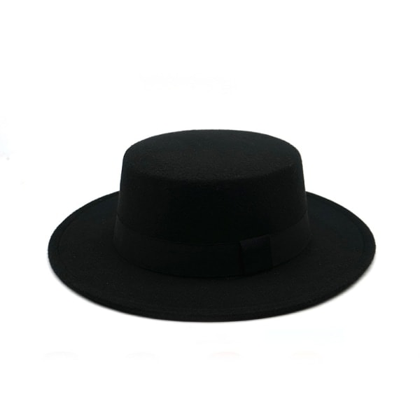 Fedora-hatt for menn, Filthatt i filt for kvinner, Bredbremmet Panama-hatt Unisex