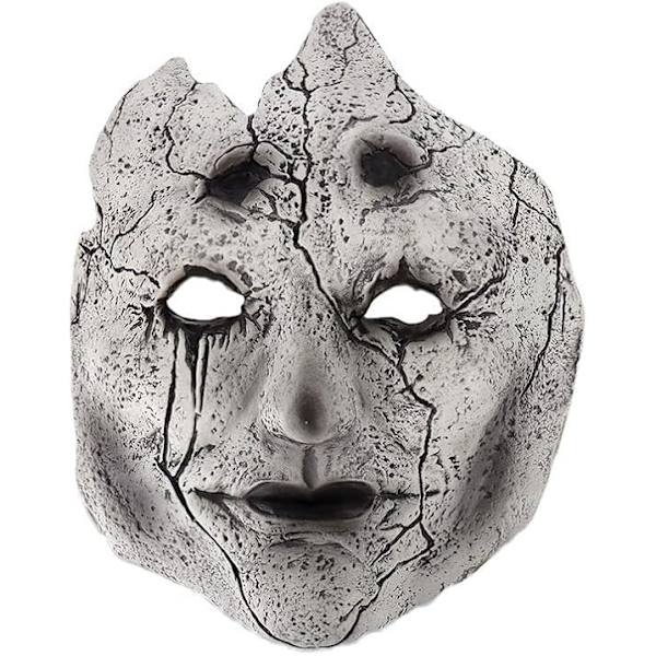 Mi Daoren Wukong - Mi Black Myth Halvmaske i Latex for Cosplay