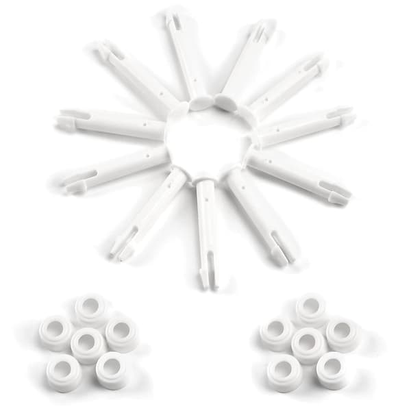 12 Stycken Plaststift, Intex Pool Reservdelar, Plaststift Pool, För De Flesta Rammbassänger - Rektangulär/Rund Pool (6cm)