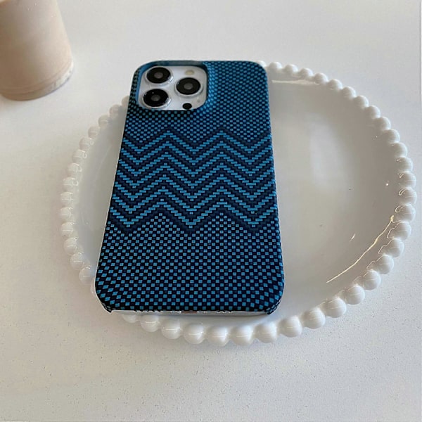 Stilfuldt lysende anti-drop PC-telefoncover med mønster til iPhone 13 Pro