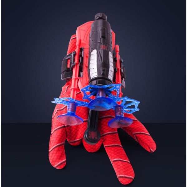 Barn Spiderman Web Shooter Launcher Leksak Handskar Dart Rollspel