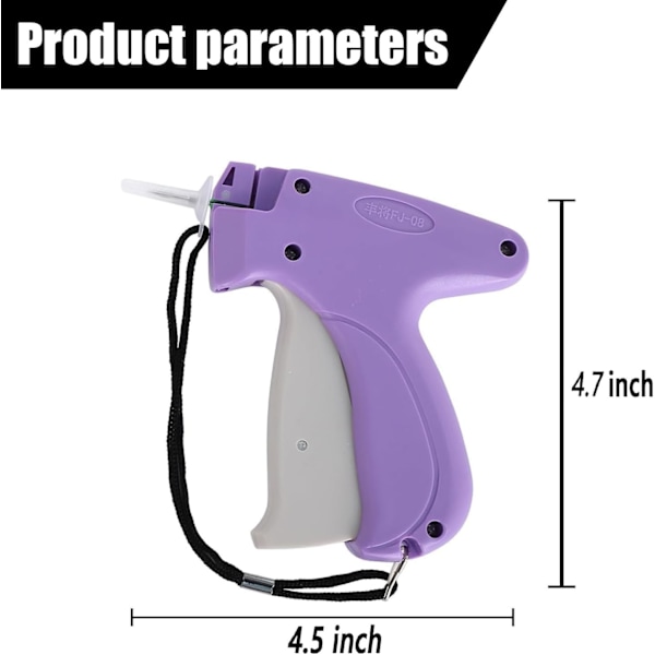 Klädsömnadspistol, klädetikettpistol, miniklädsömnadspistol, klädsömnadspistol Gray