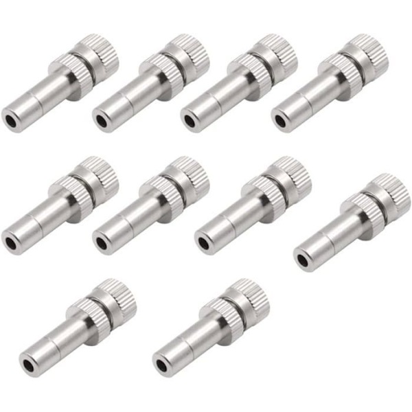 10st 6mm Snabbkoppling Trädgårdsdimmunstycken - 0.6mm