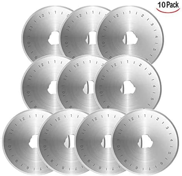 10 stk. roterende blader med 45 mm erstatningsblader