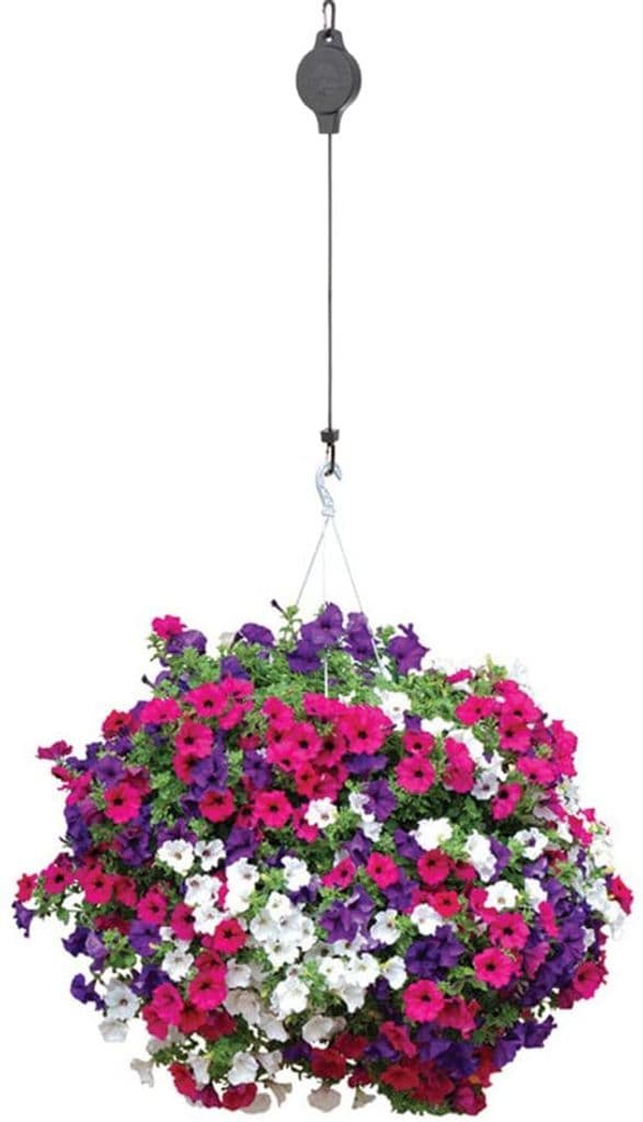 2 Taljer Blomsterkurvheis Retraherbare Kroker