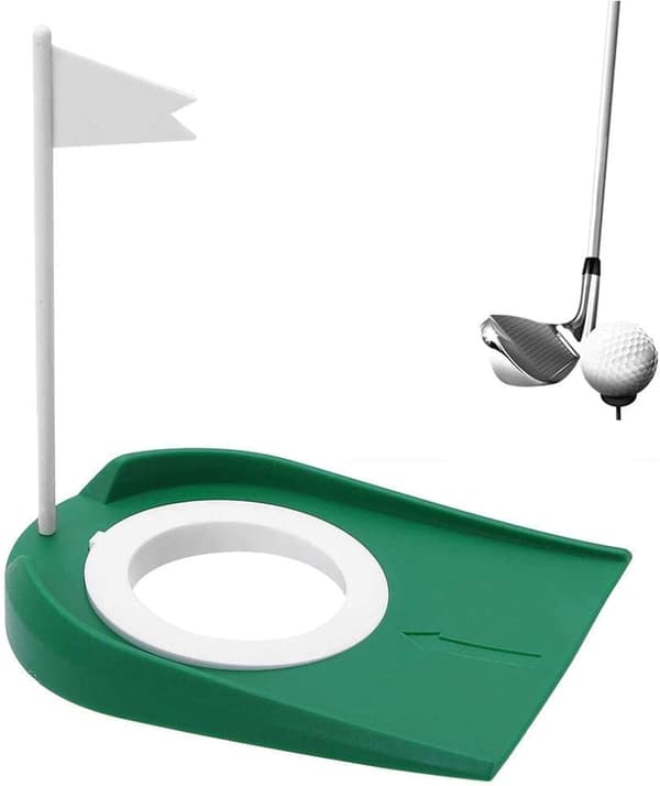 Golf Putting Cup i plast, justerbar med hull og logo