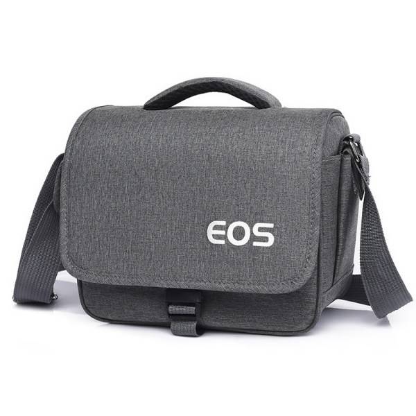DSLR-kameraväska crossbody multifunktionskit utomhus handbagage svart stor Black large