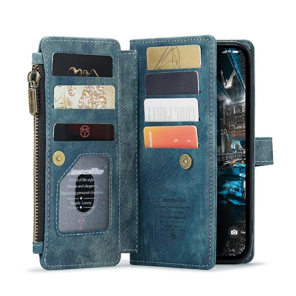 iPhone 14 Plus CaseMe C30 Monitoiminen Puhelimen Nahkakotelo