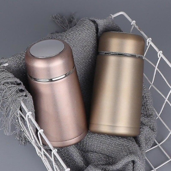 320ml Mini Søte Kaffe Vakuumflasker Termos Rustfritt Stål Reise Drikke Vannflaske Termoser Kopper Og KrusC[C] Sølv Silver