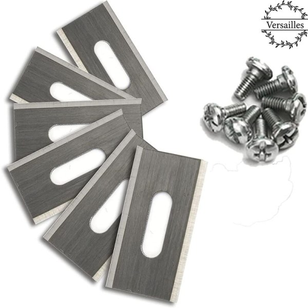 Klippblad för robotgräsklippare i rostfritt stål (silver 30-pack) vit
