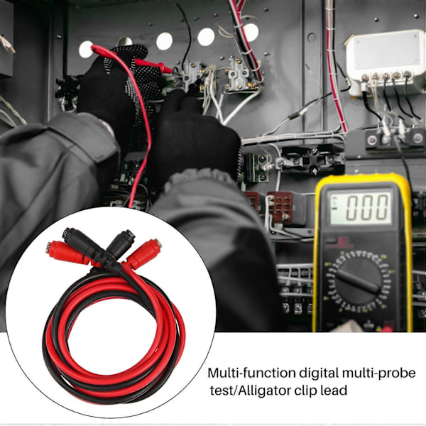 Multifunktionel - Banan kabel målekabel probe Testledning