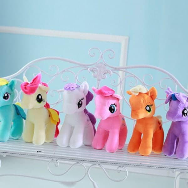 25CM My Little Pony Unicorn Leksaker BLÅ blå blue