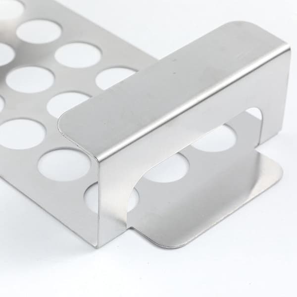 18 Hull Chili Grill Rack Non-Stick Lett Bærbar Jalapeno Grill Rack Pepper Solid Rustfritt Stål for Matlaging BBQ Baking
