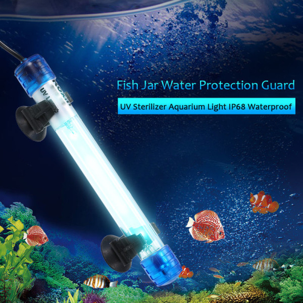 Aquarium uv lamp Aquarium UV lamp Fish pond light (blue germicidal lamp 11w European regulation 220V)