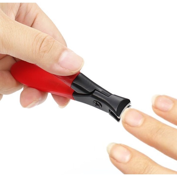 Tjocka nagelklippare Tjocka nagelklippare Bredmunnade nagelklippare för män och kvinnor, röda red