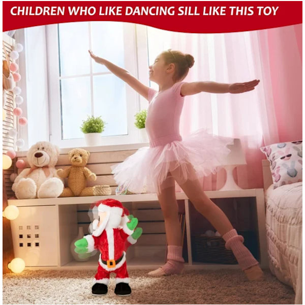 Twerking Tomte - Elektrisk Dansande Docka som Sjunger Engelska