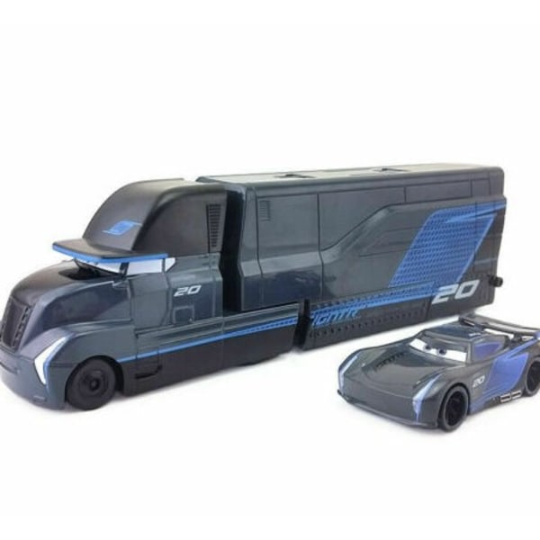 Pixar Cars 3 kaksi leluautoa, Jackson Storm Mike, Uncle Trucker, valettu metalli Cool sister