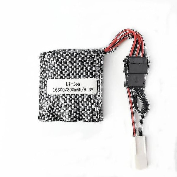 9.6V 16500 Li-ion Batteri för 9115 9116 S911 S912 Rc Bil Lastbilsdelar 9.6V 800mah 9115 9116 Uppladdningsbart Batteri för Leksaksbilar