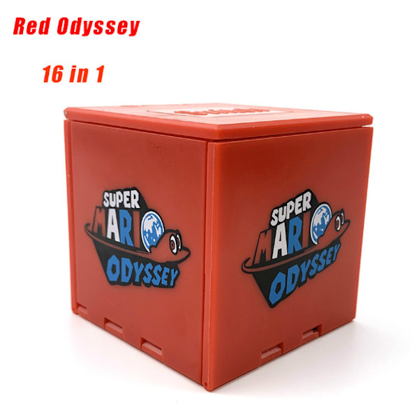 Passar för Nintendo SWITCH spelkortbox 16 i 1 vikbar kortbox temaserie minneskortbox Red Odyssey