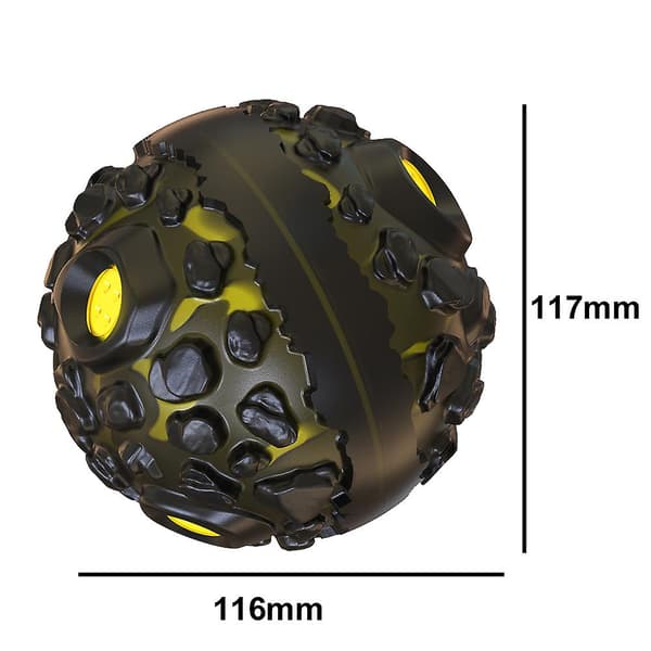 Hunde Legetøj Giggle Ballspecial Meteorite Formet Lydlegetøj Interaktive Bolde