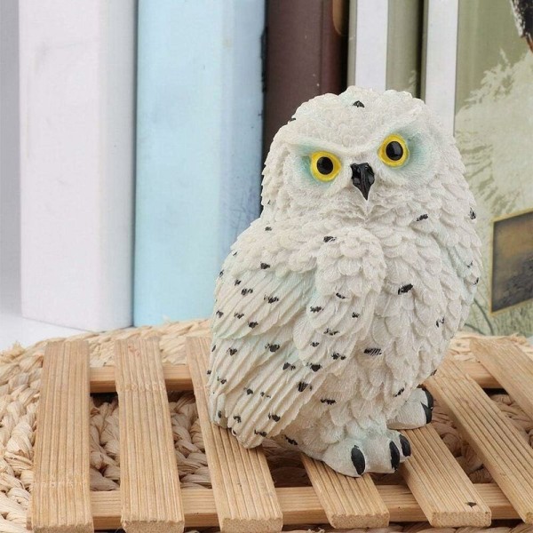 Owl solar plenlampe (hvit) vit
