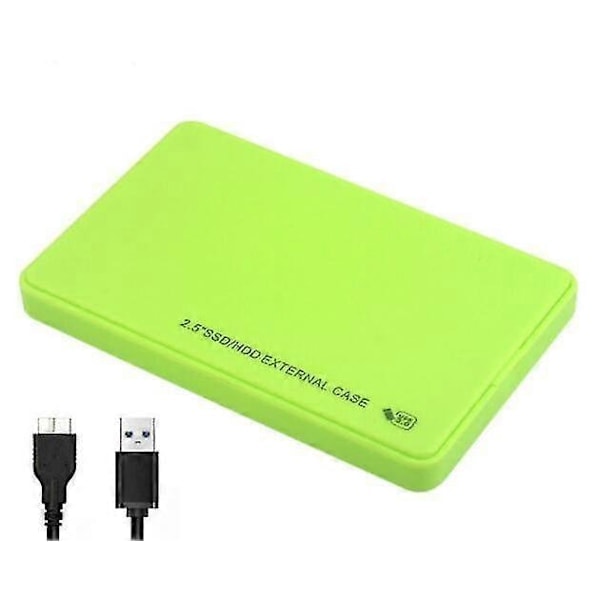 Hårddiskkabinett, 2,5 tum USB3.0 Extern Hårddisk Portabel Hårddisk SATA Hårddisk SSD-kabinett