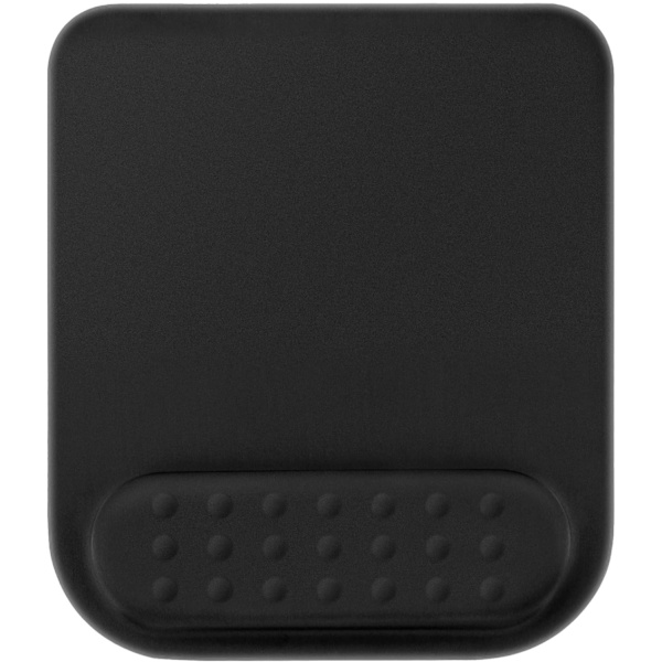 Ergonomisk musmatta med handledsstöd i minnesskum, bekväm datormusmatta för bärbar dator, smärtlindrande handledsstöd Black Dot