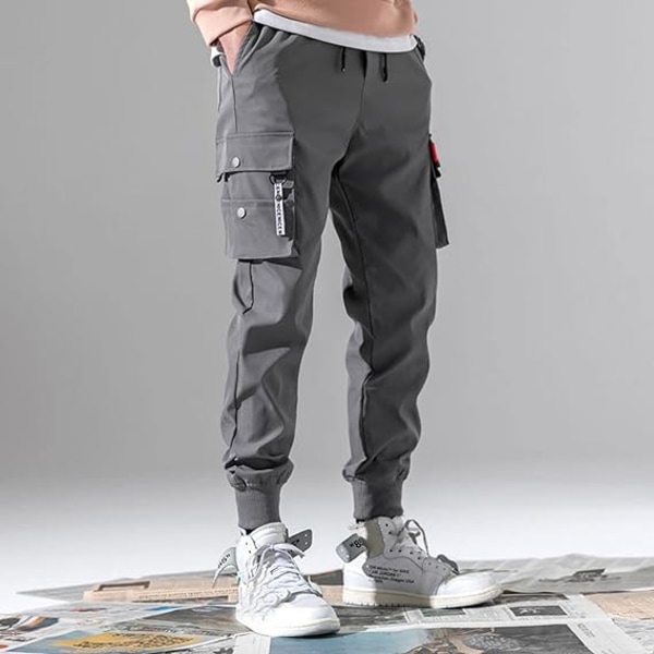 Grå gåbukser til mænd Fashion joggingbukser /XL gray XL