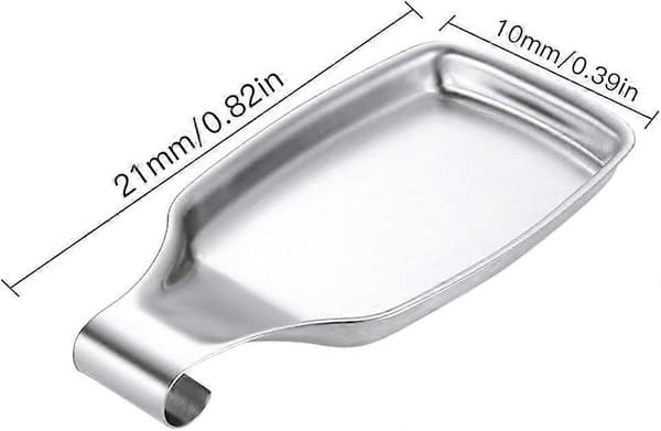 Skeholder i rustfrit stål - spatelholder til køkkenredskaber (20,5 * 11 cm)