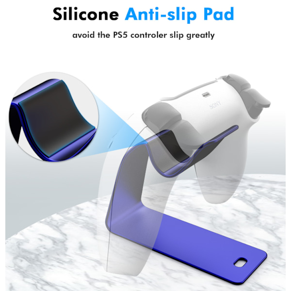 AMVR universel spilcontroller stand til PS3/PS4/ PS5/ xbox/ Beton/ NVIDIA Hardware display stand blue